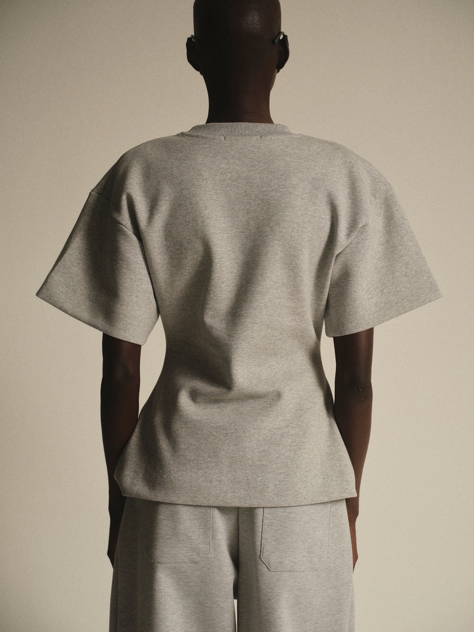 Cinched T-Shirt, Grey - Image 3