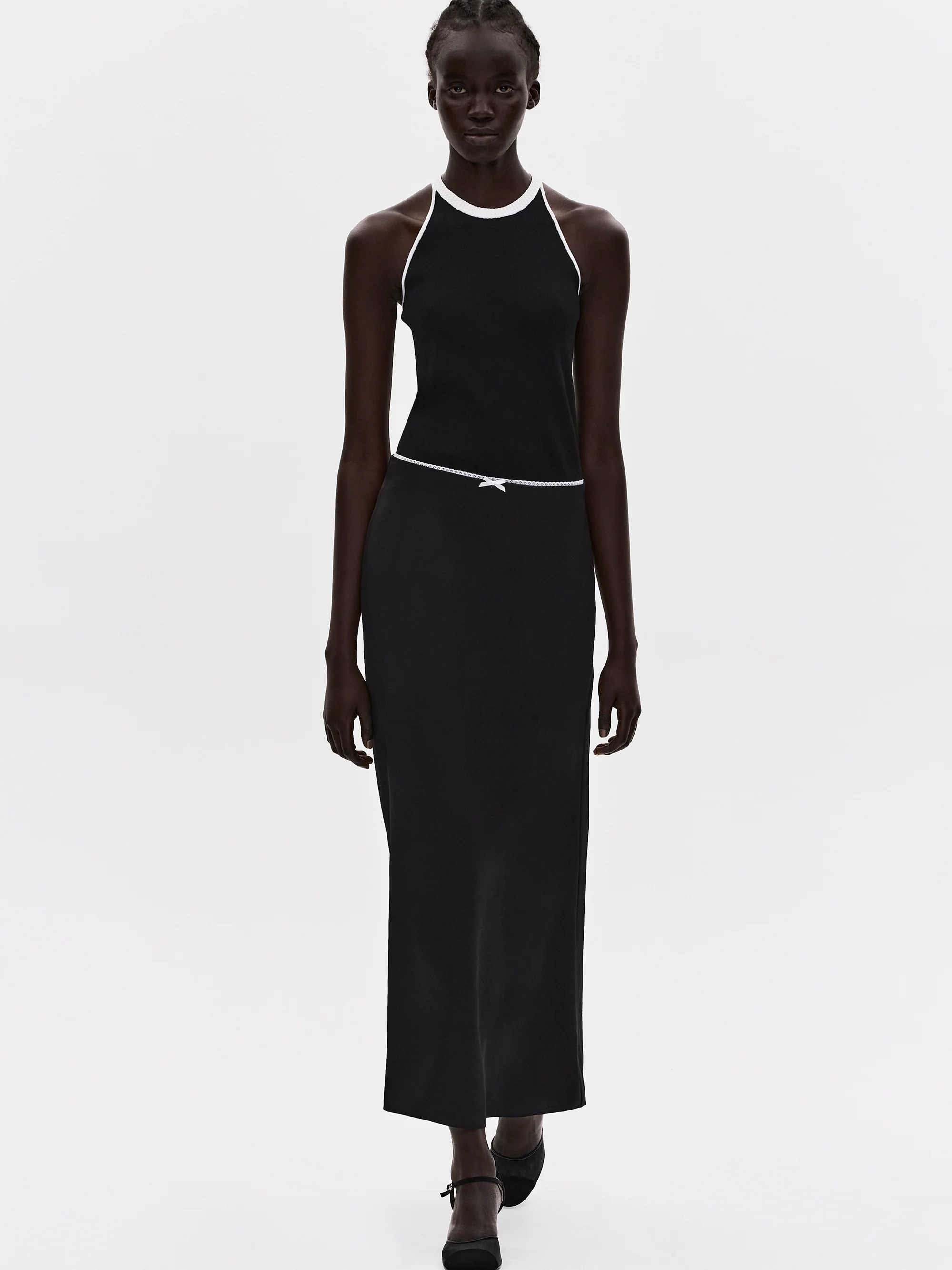 Compact Knit Tank, Black - Image 4