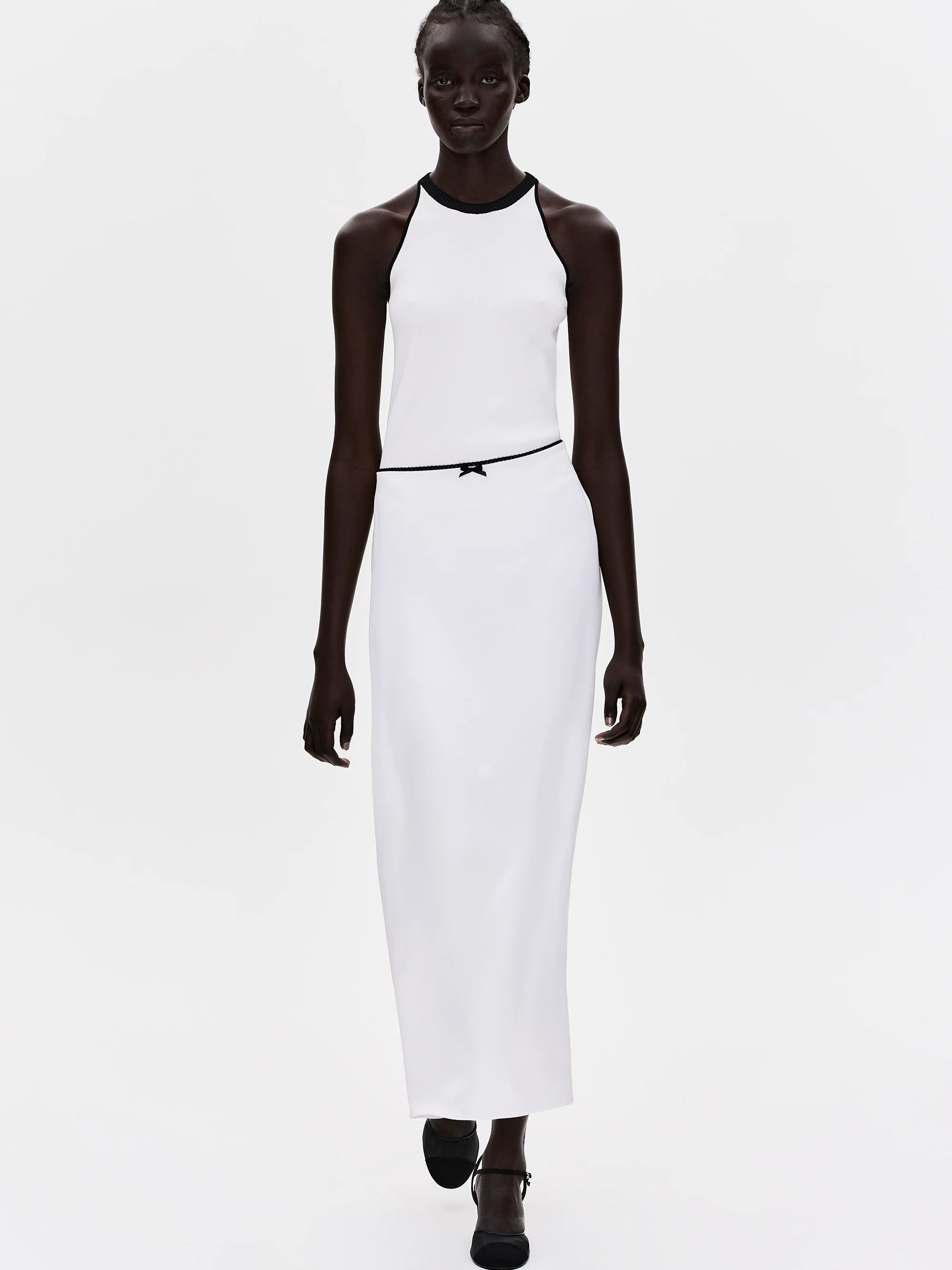 Compact Knit Tank, White - Image 4