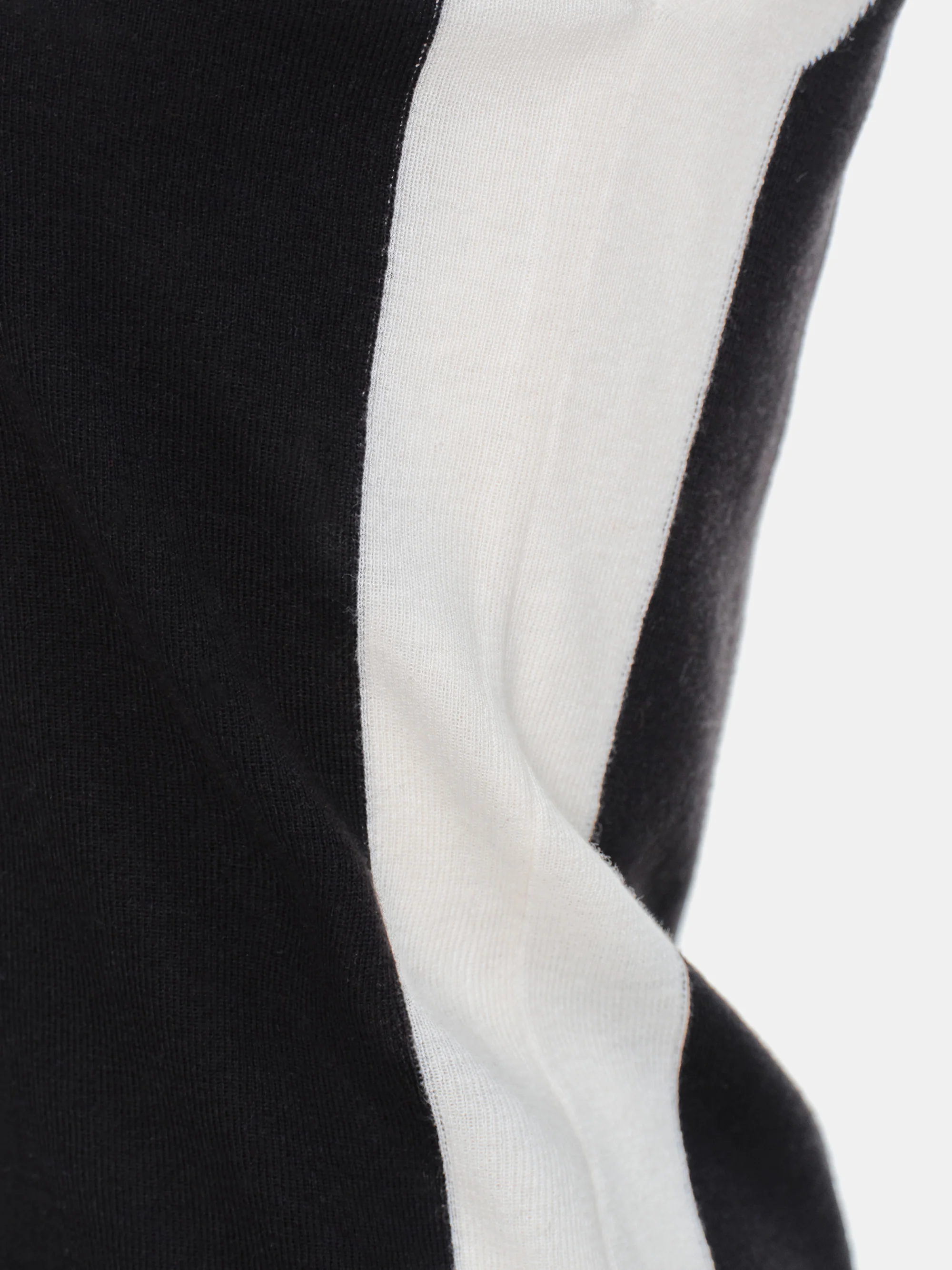 Contrast Sleeveless Knit, Black - Image 3