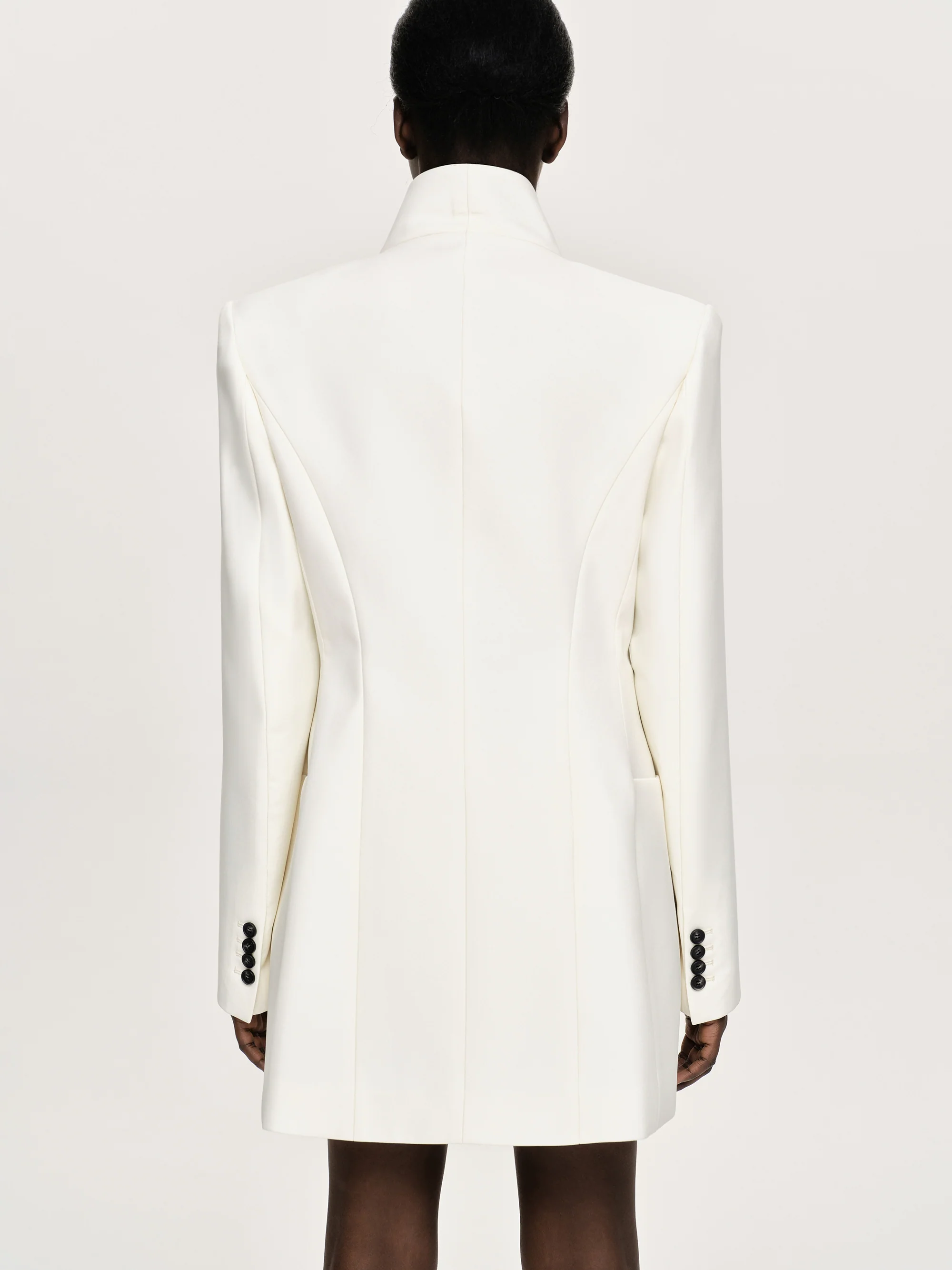 Corrin Wrap Blazer, Cream - Image 6
