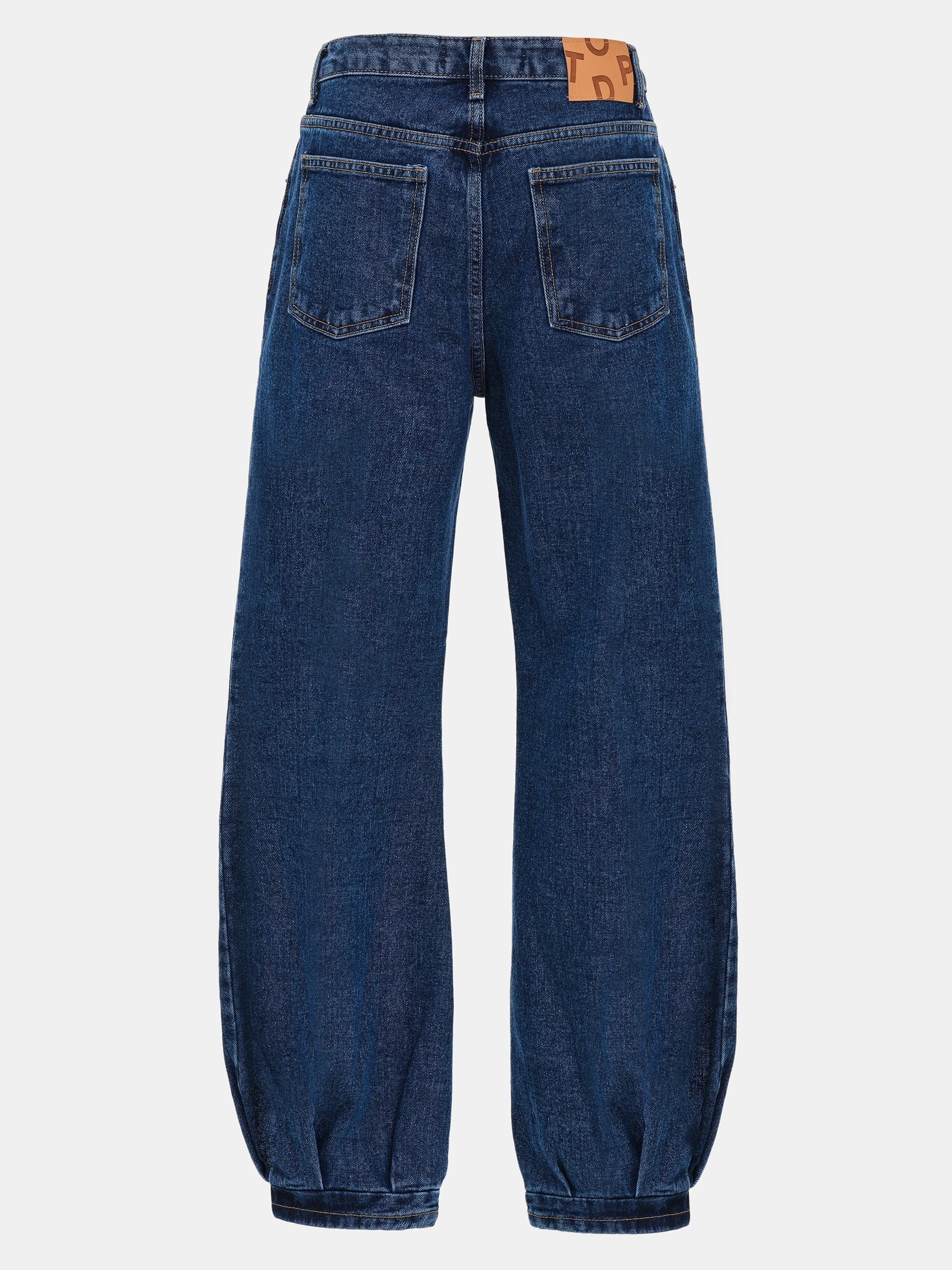 Denim Balloon Pants, Blue - Image 7