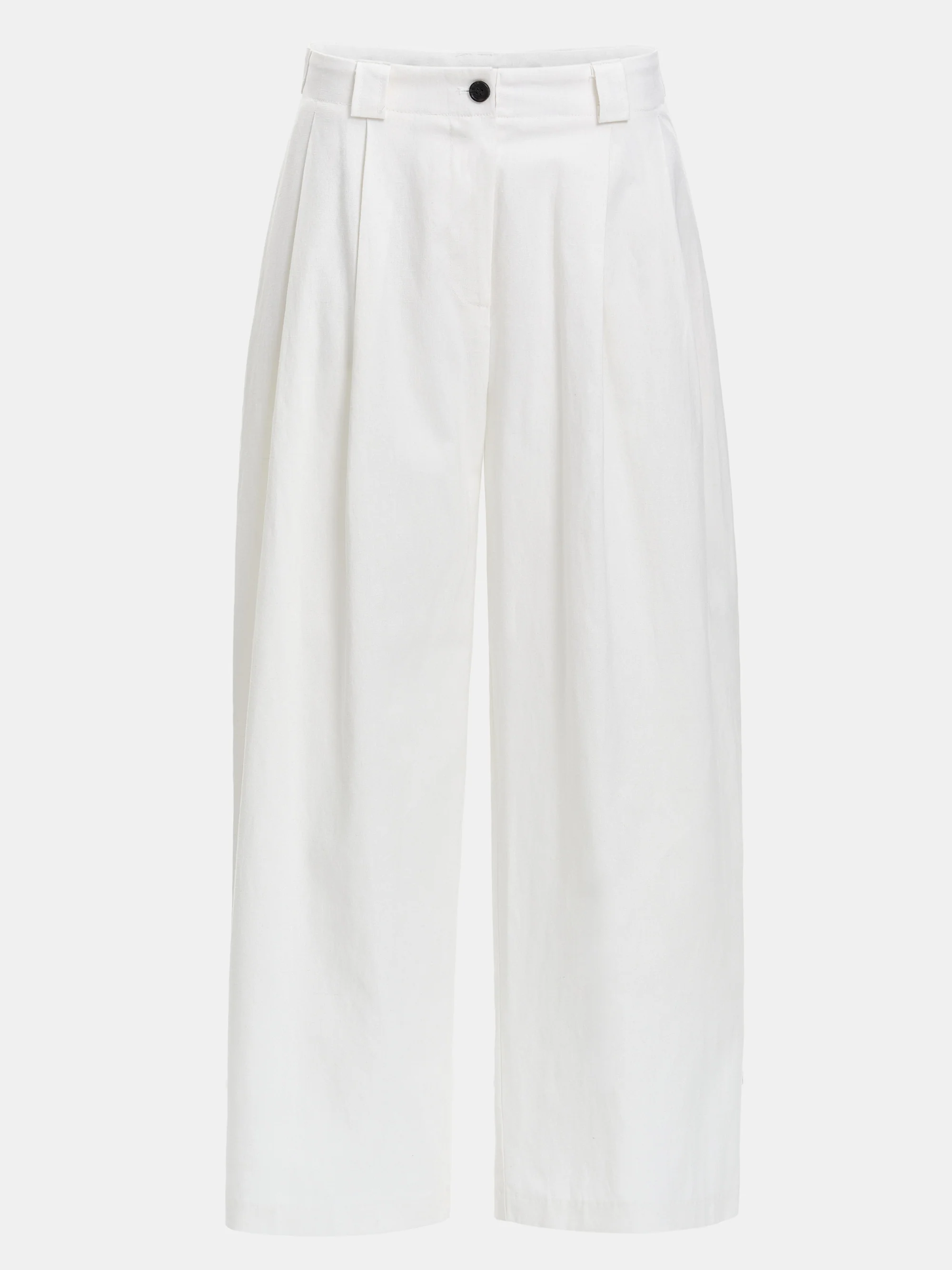 Elvana Pleated Pants, White - Image 6