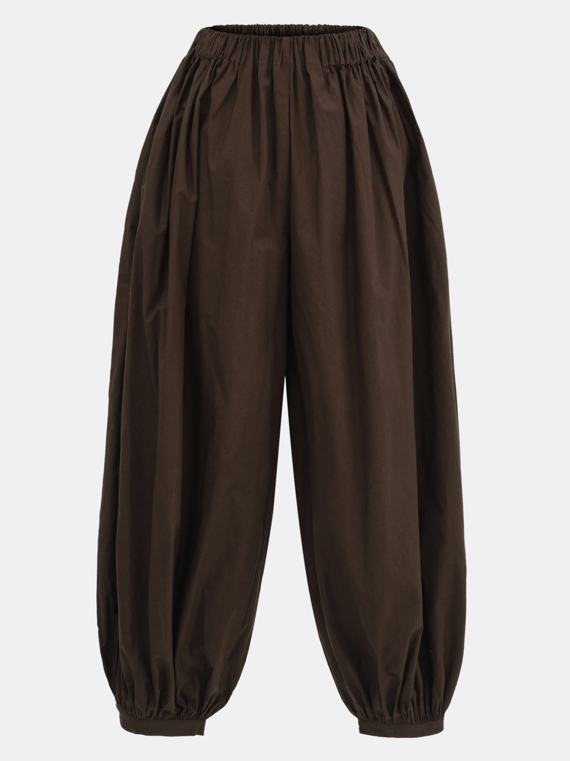 Halle Balloon Parachute Pants, Brown - Image 7