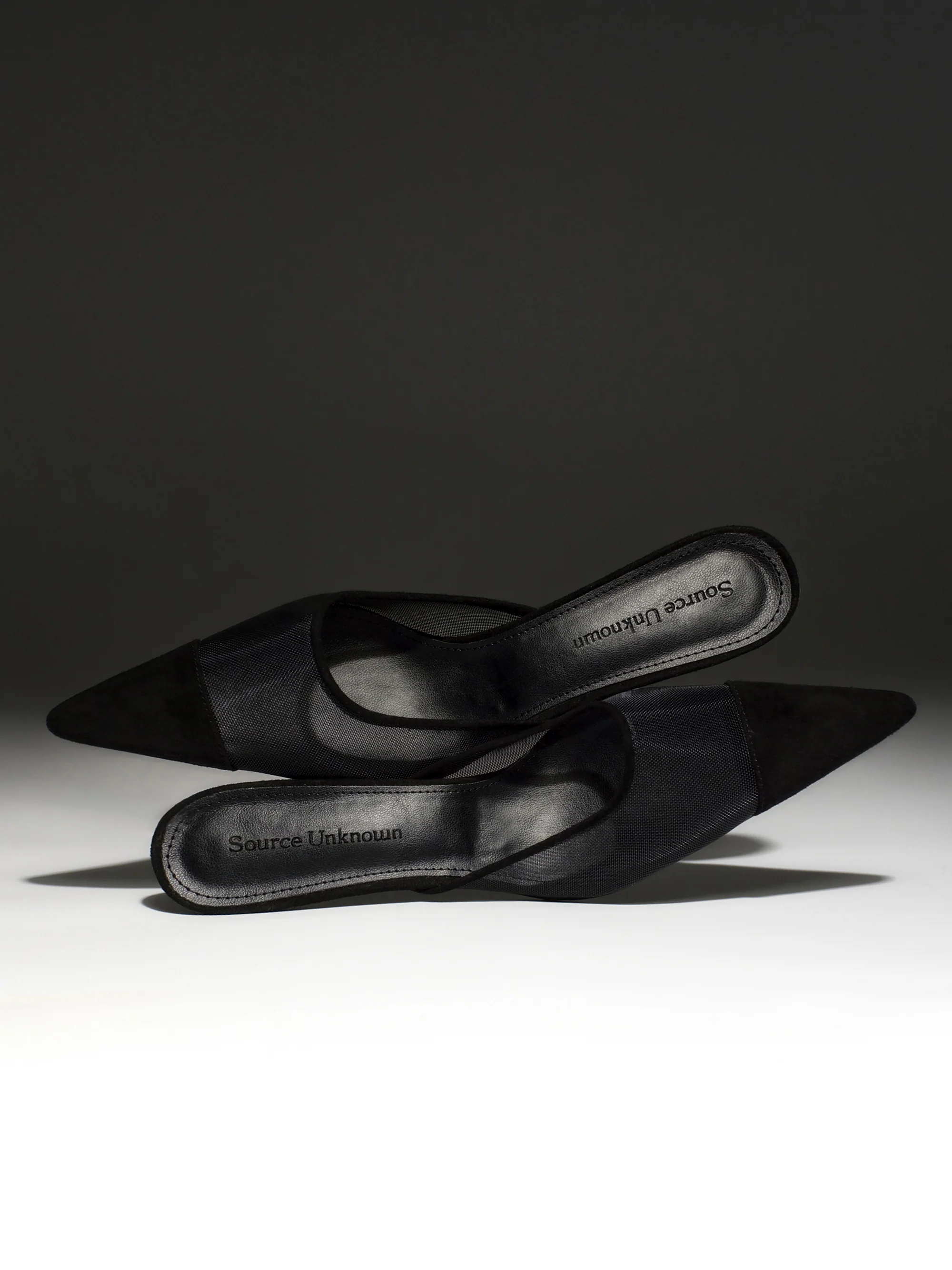 Harper Mesh Mules, Black - Image 3