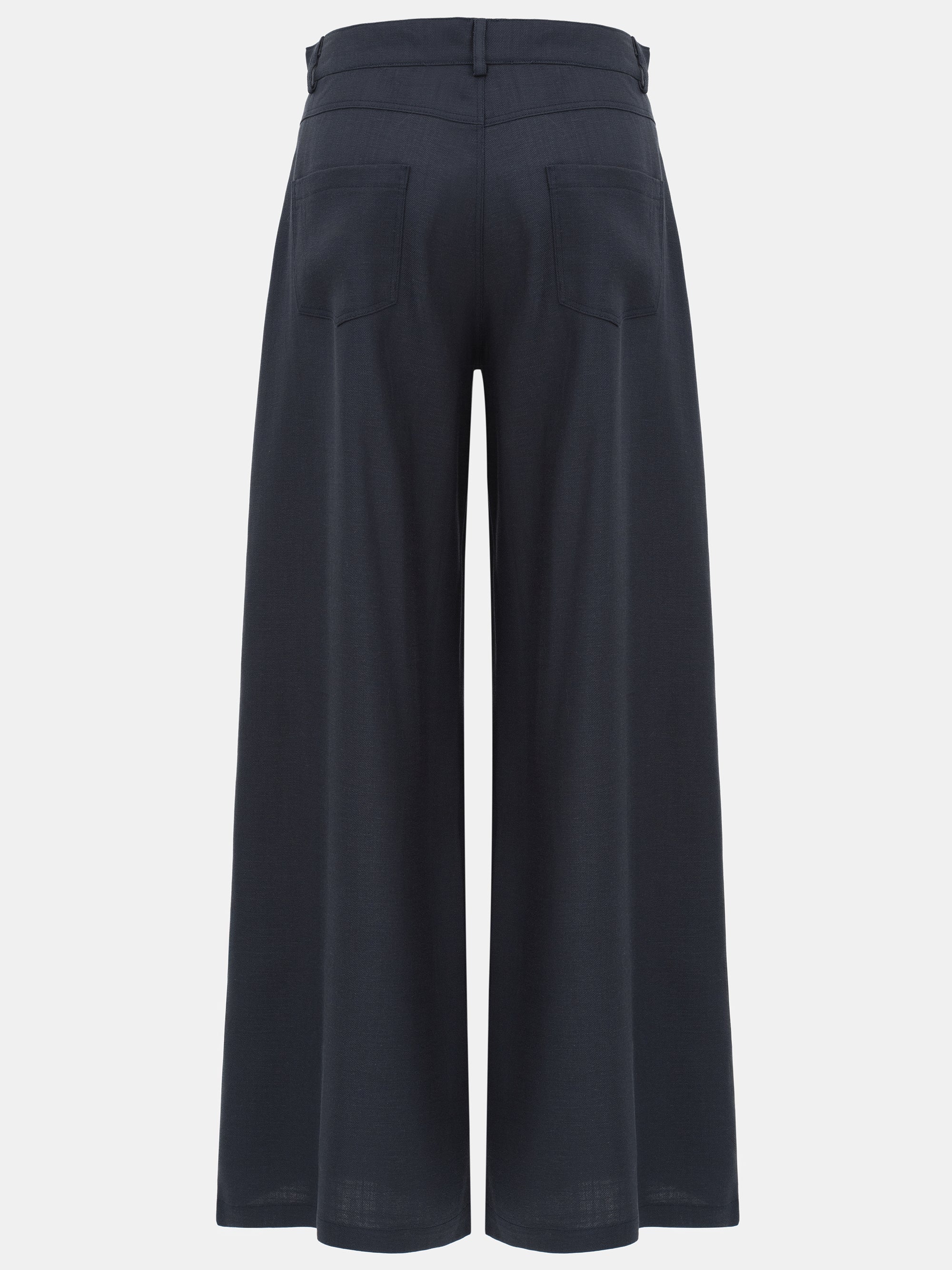 Mirko Fluid Tencel Denim Pants, Navy - Image 7
