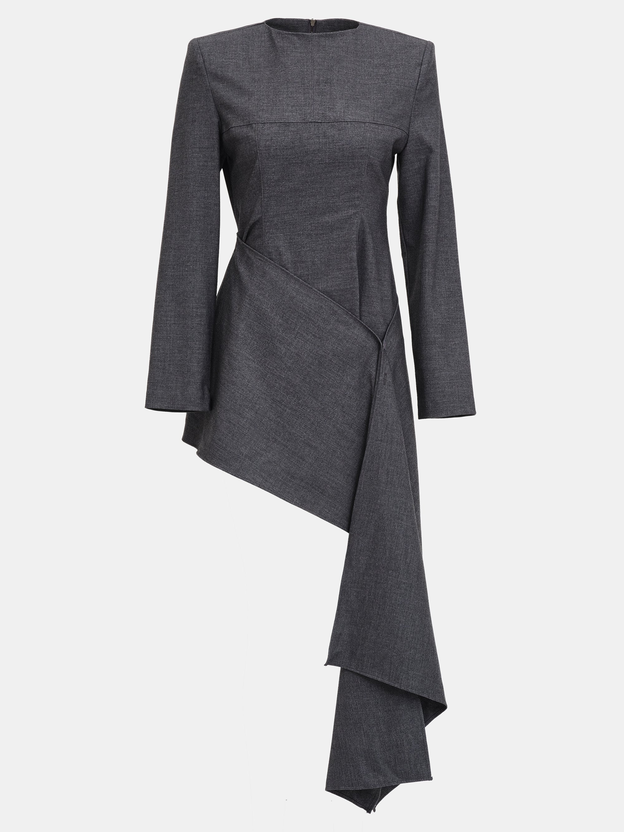 Nevis Asymmetric Panel Top, Charcoal - Image 6