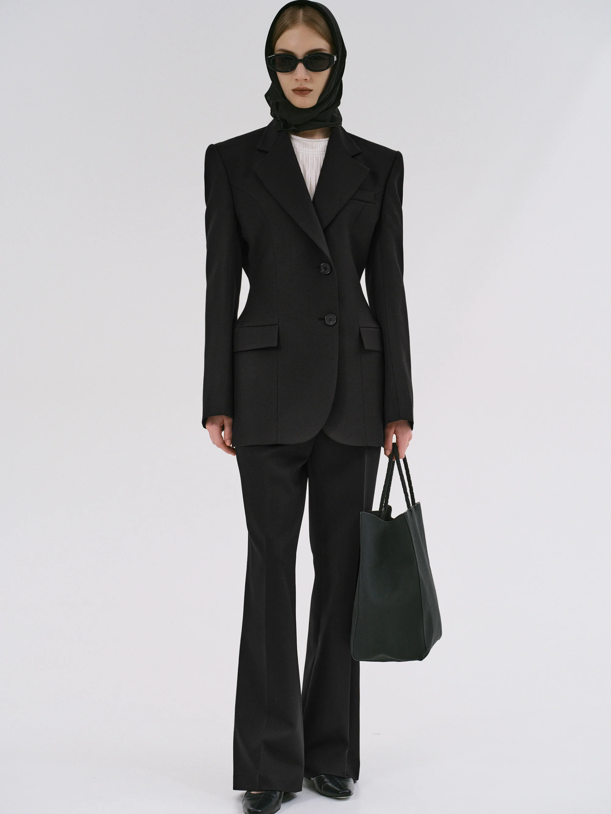 Poldo Hourglass Blazer, Black - Image 5