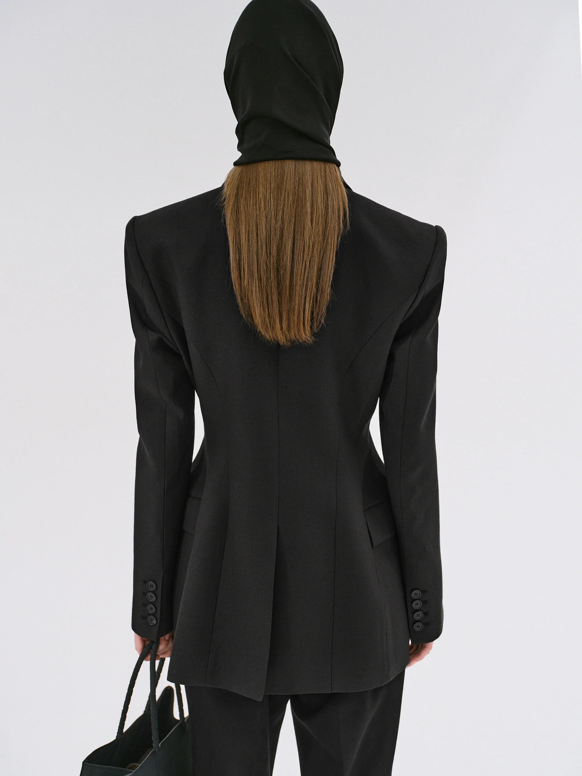 Poldo Hourglass Blazer, Black - Image 6