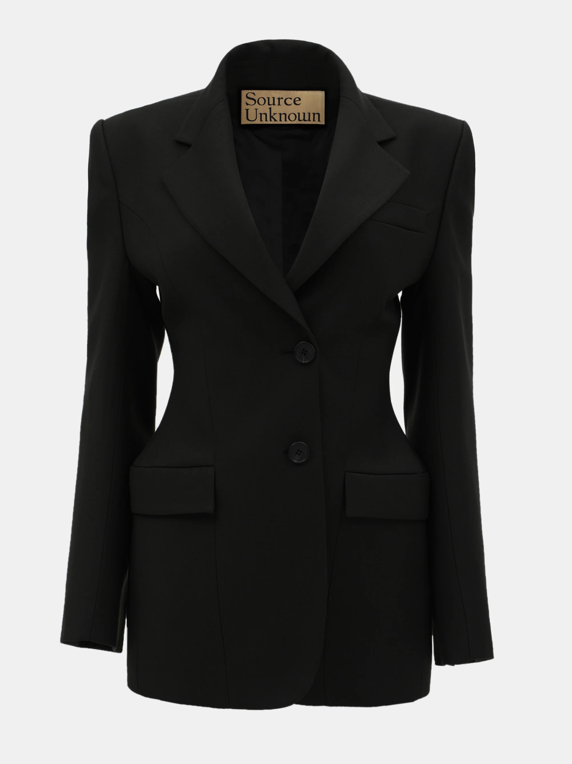 Poldo Hourglass Blazer, Black - Image 8