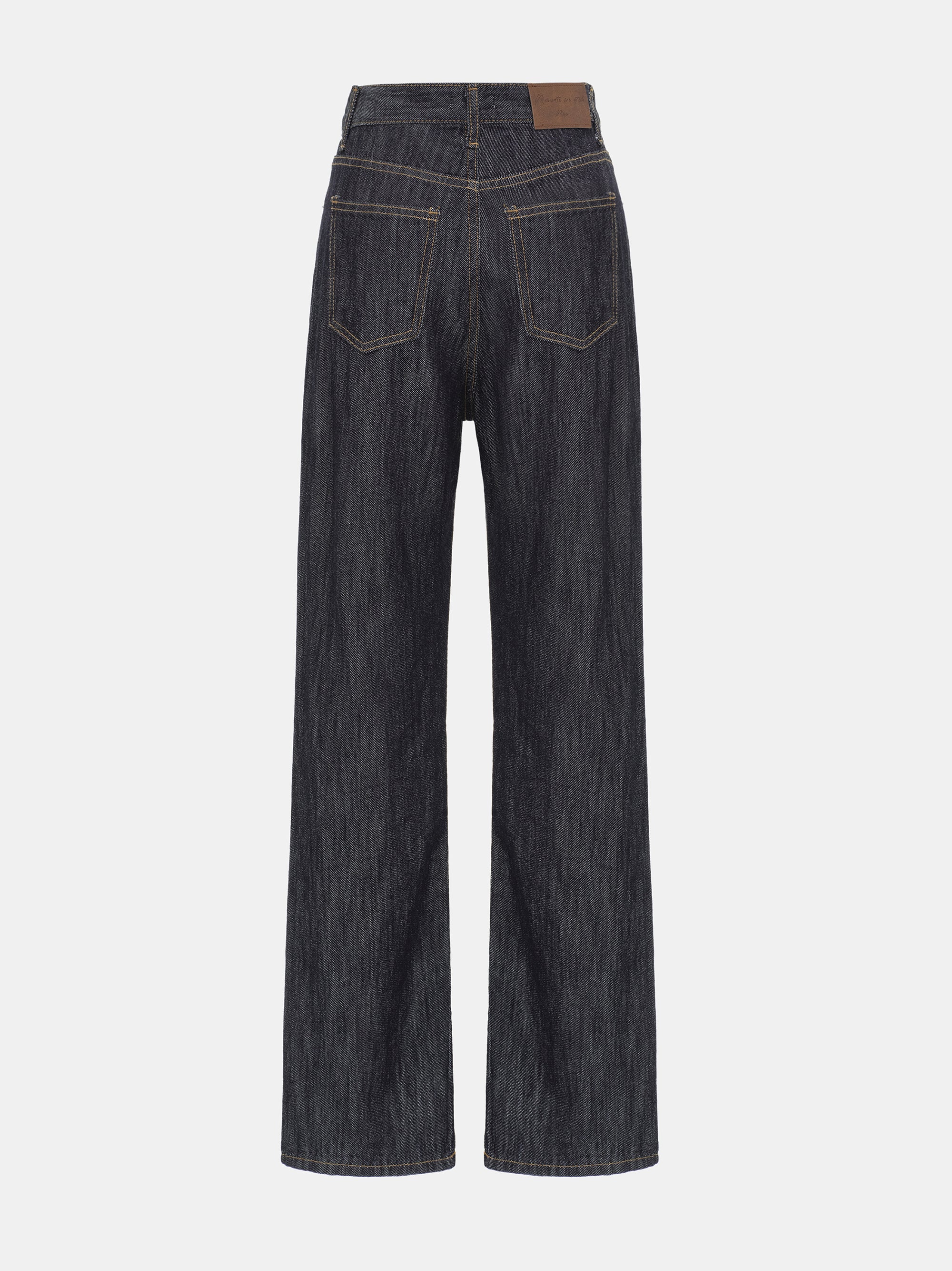 Raw Denim Slim Jeans, Indigo - Image 6