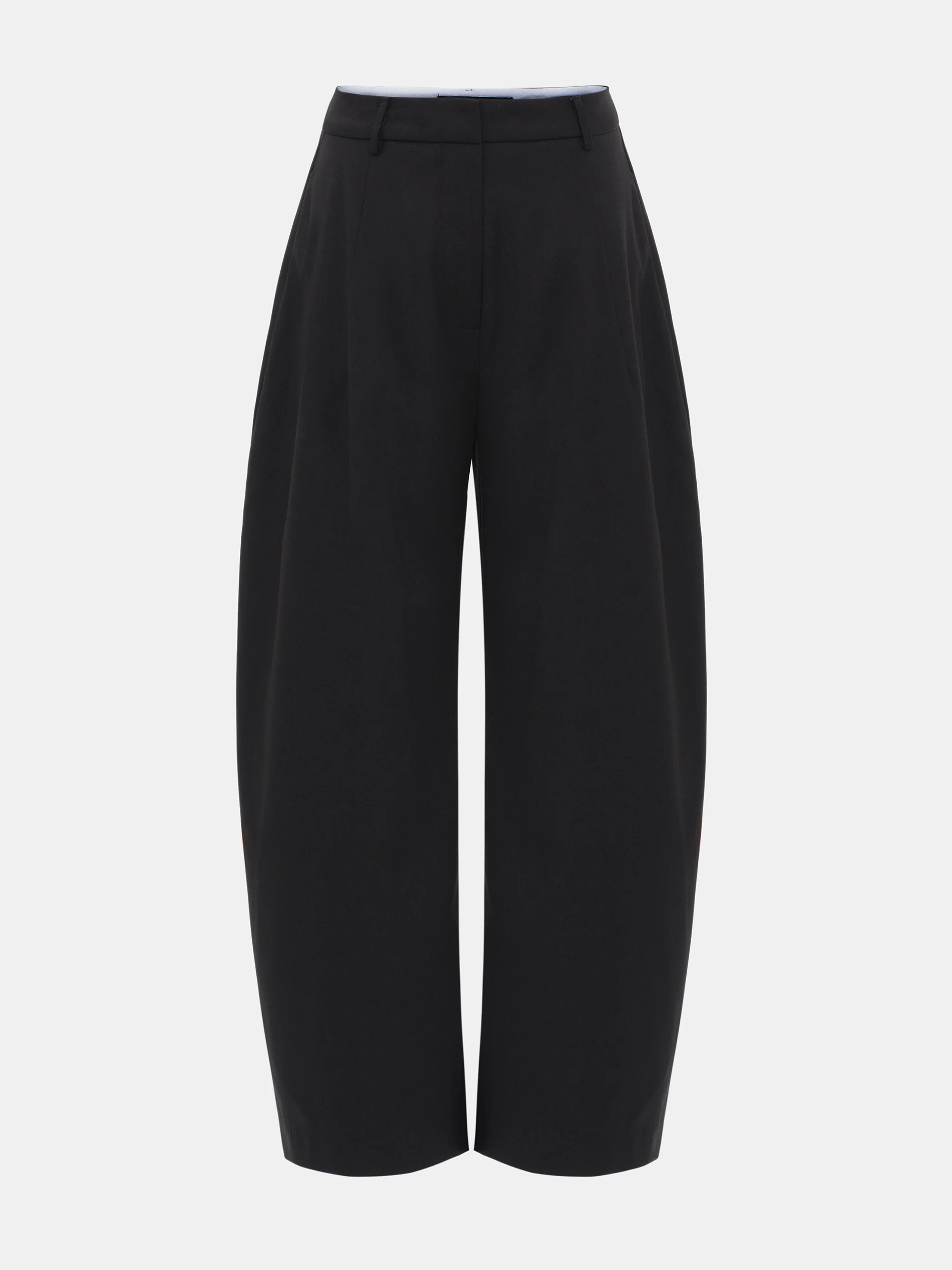 Relaxed Tailored Trousers, Black - Image 4