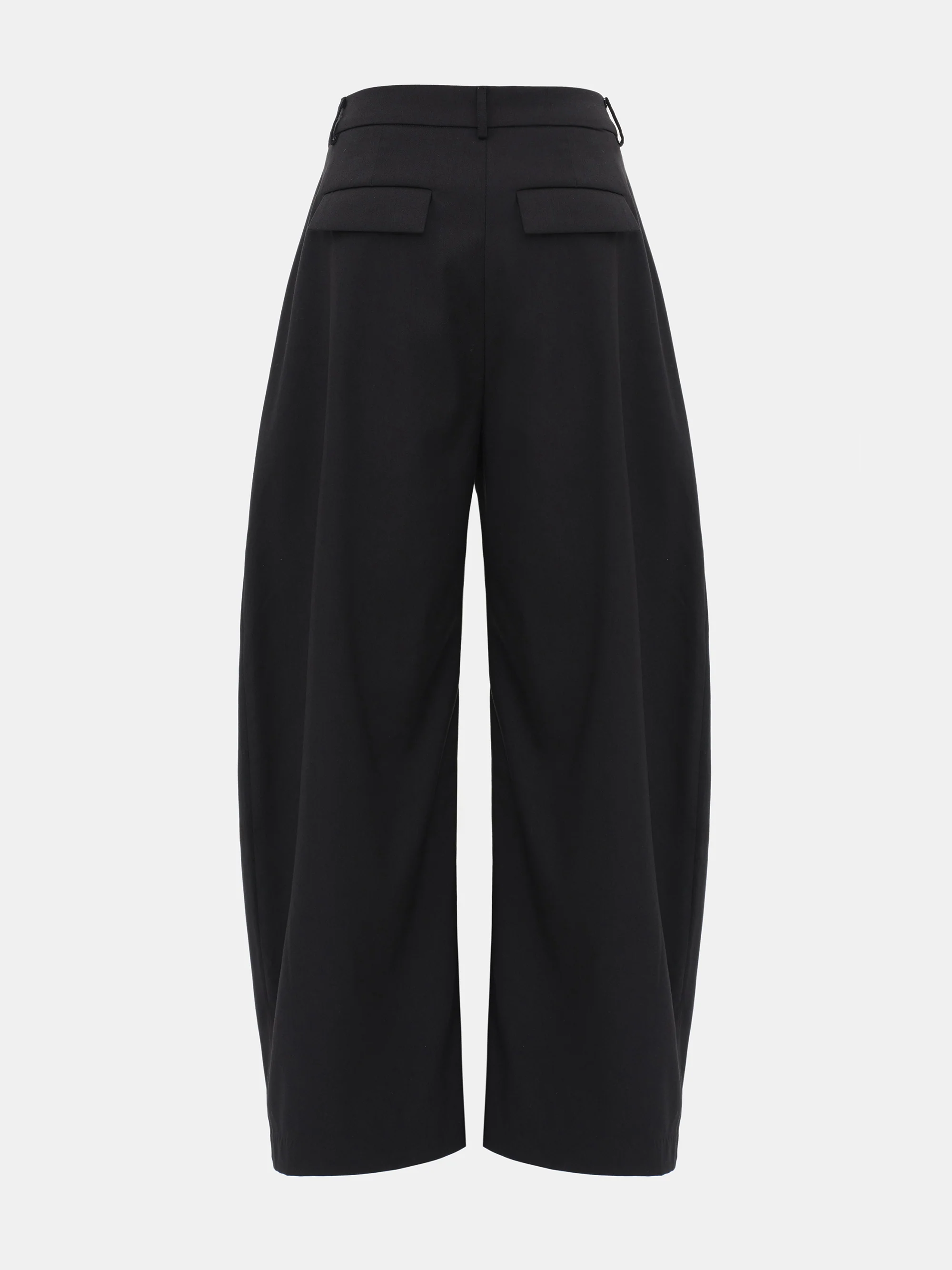Relaxed Tailored Trousers, Black - Image 5