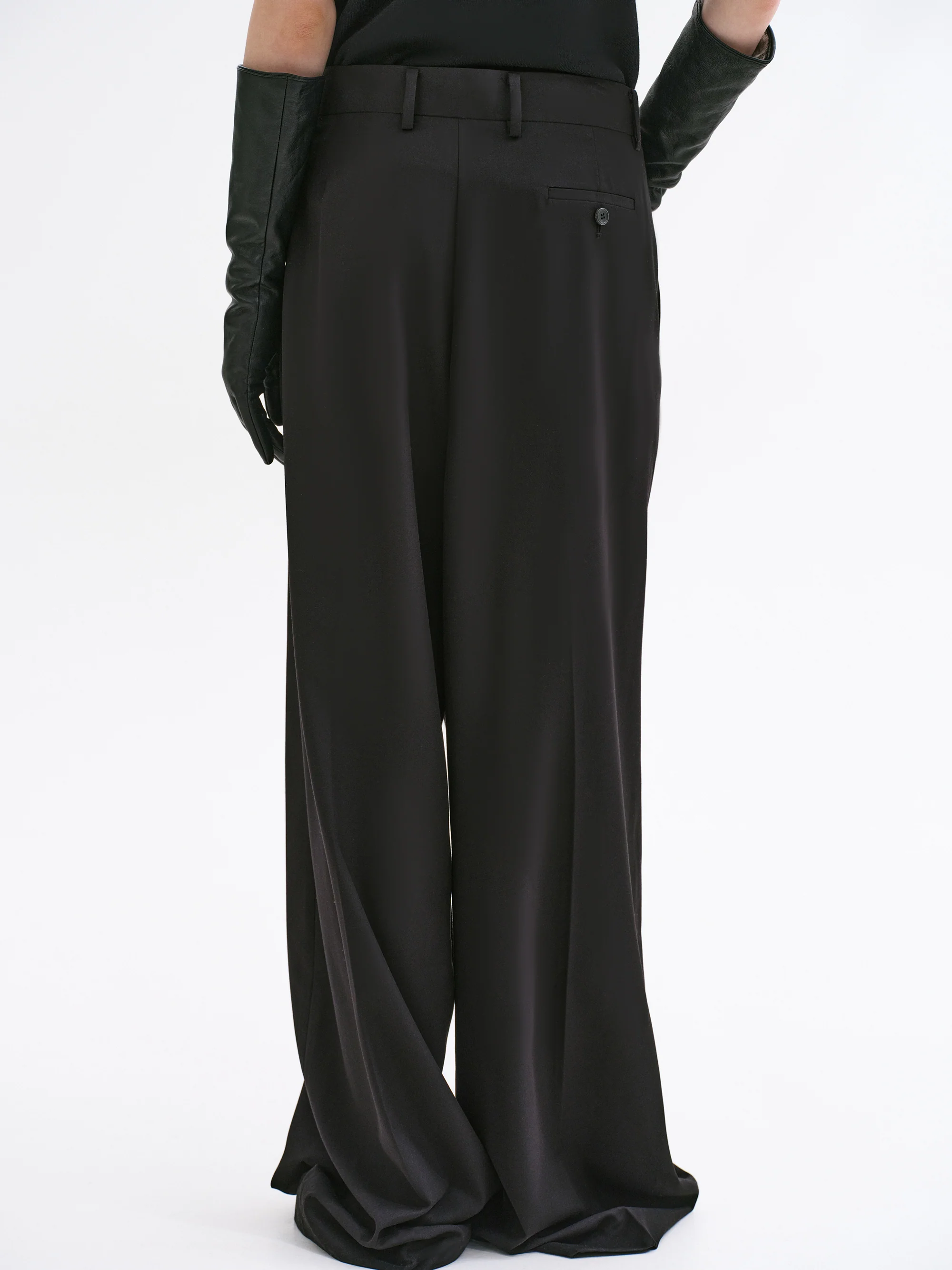 Rennert Criss Cross Trousers, Black - Image 7