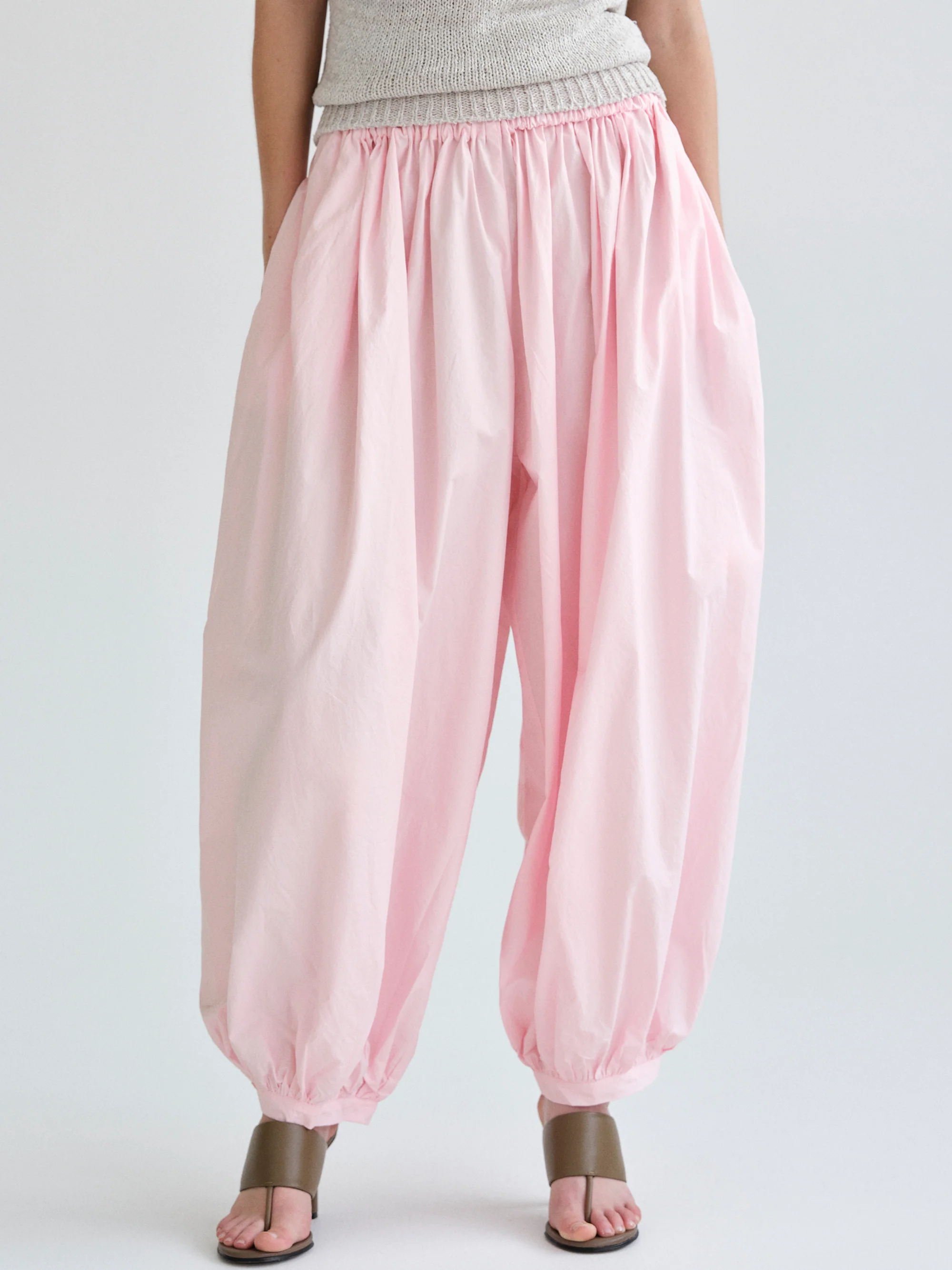 Rumi Balloon Parachute Pants, Pink - Image 3