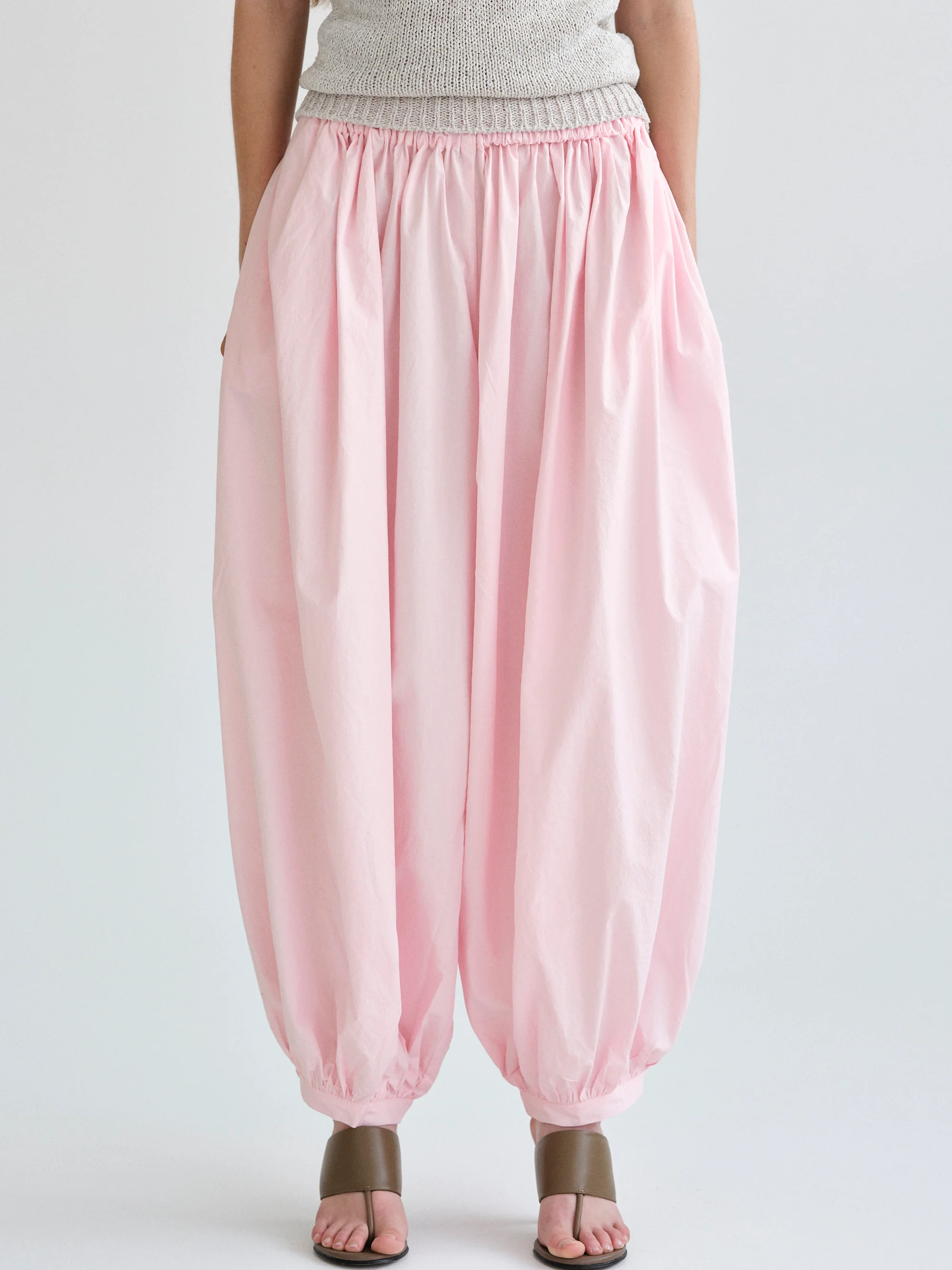 Rumi Balloon Parachute Pants, Pink - Image 5