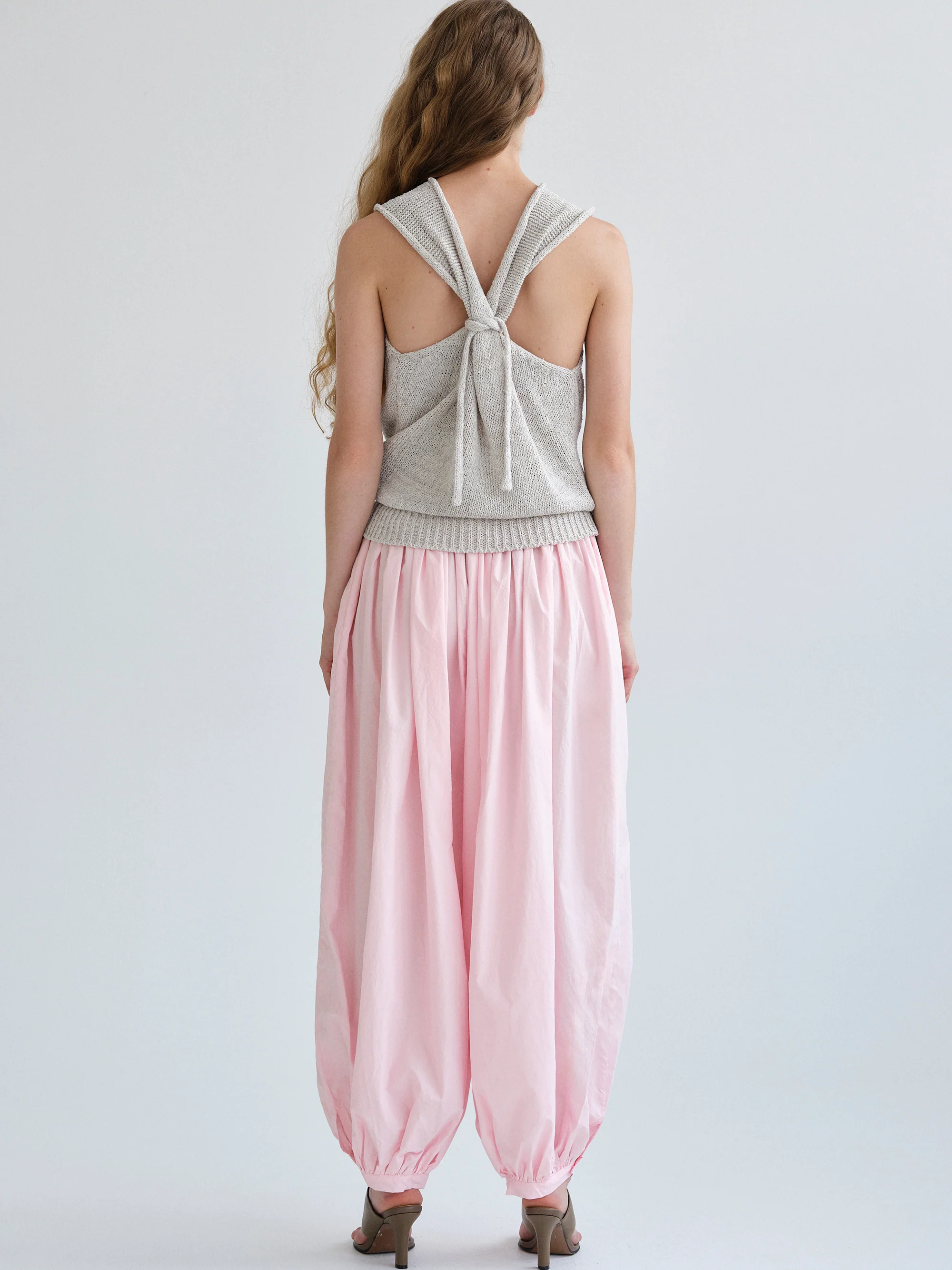 Rumi Balloon Parachute Pants, Pink - Image 7