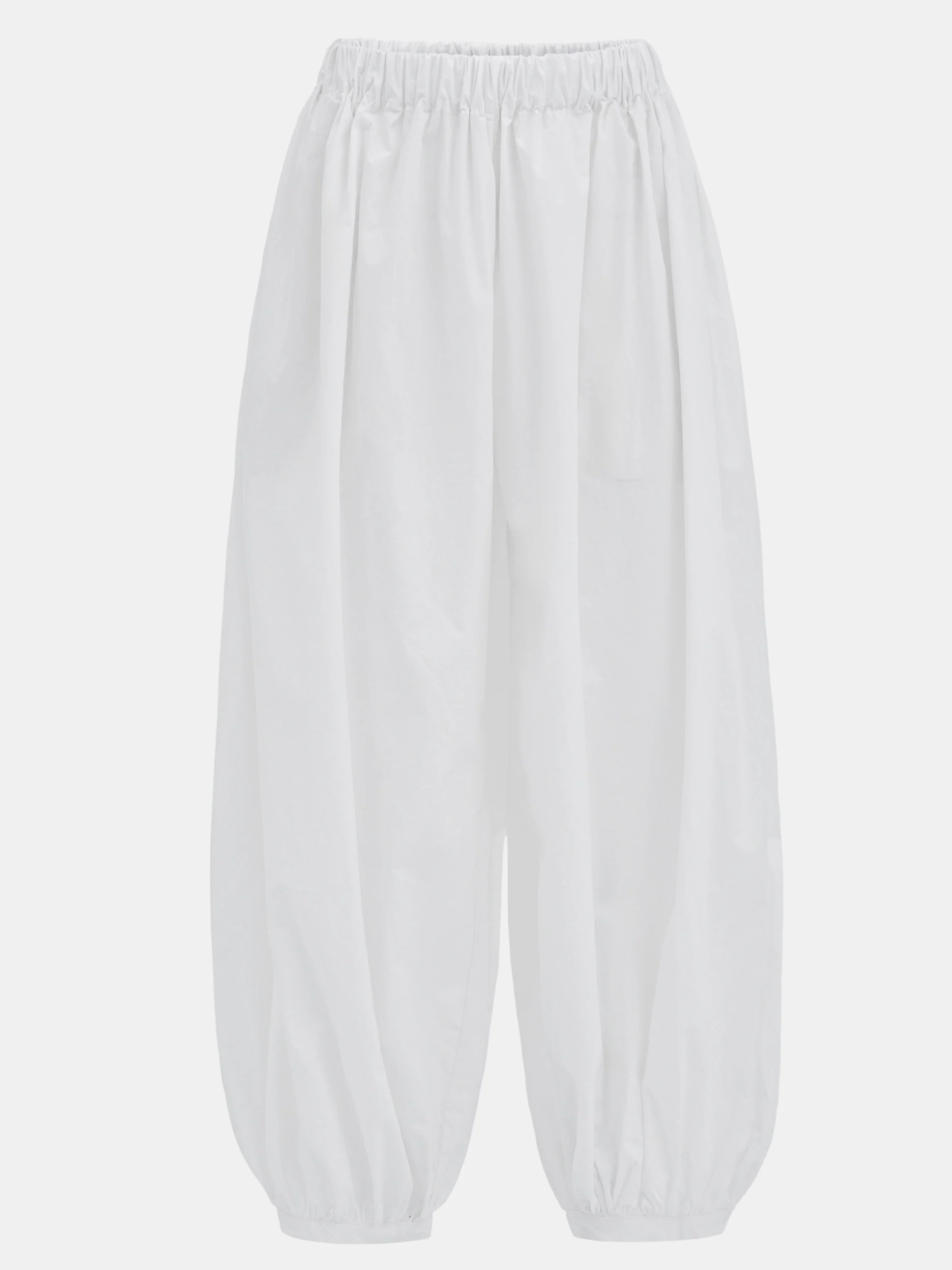 Rumi Balloon Parachute Pants, White - Image 8