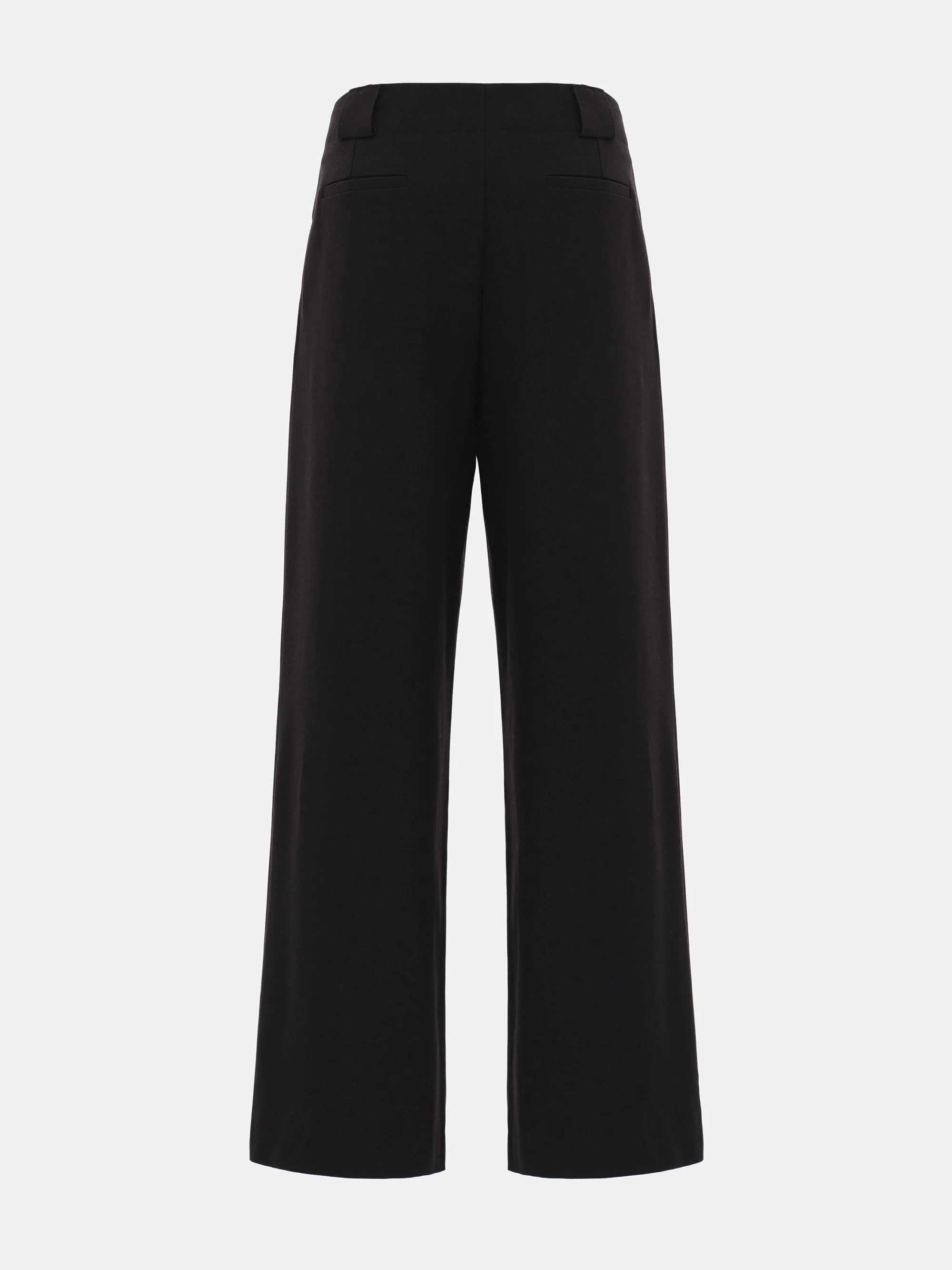 Single Pleated Trousers, Black - Image 5