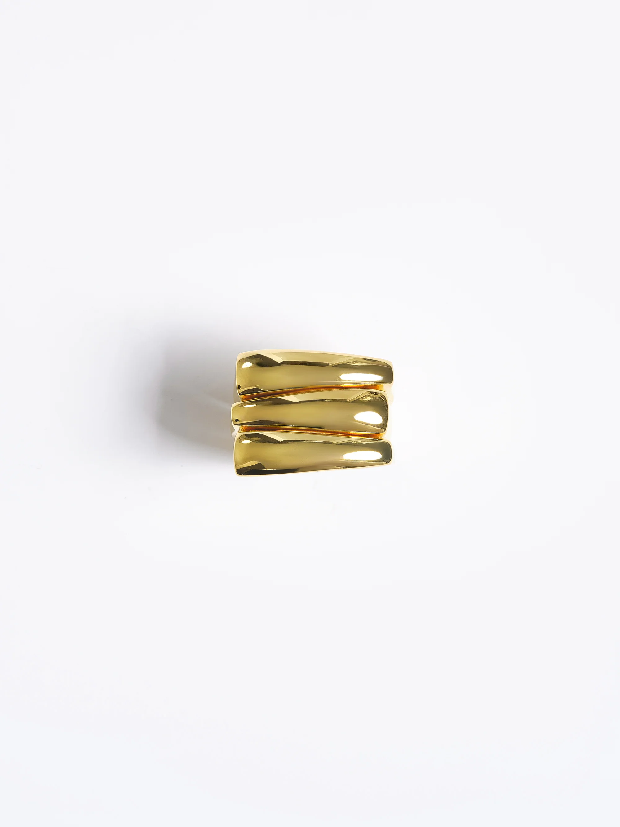 Tiered Bang Ring, Gold - Image 3