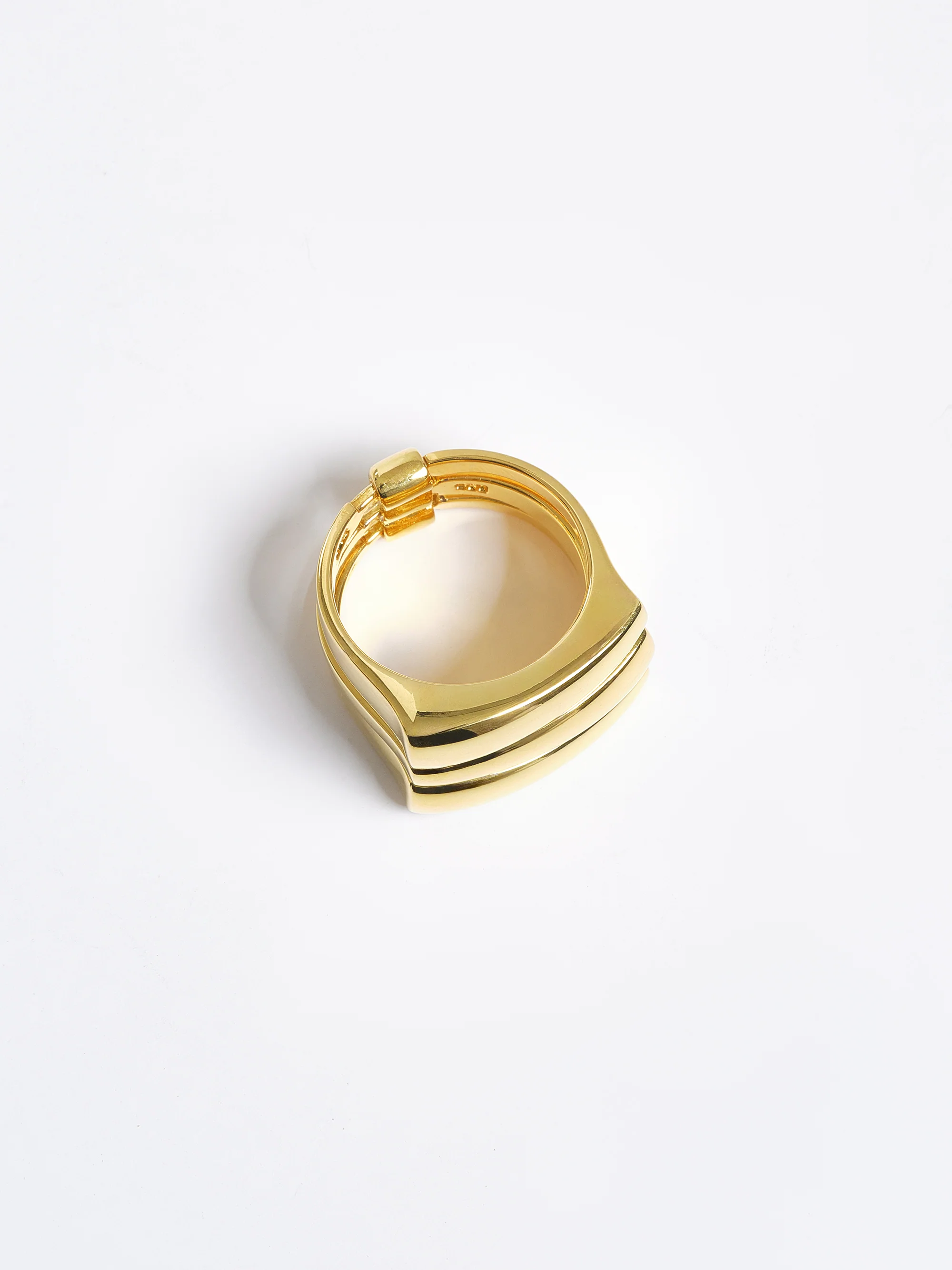 Tiered Bang Ring, Gold - Image 5