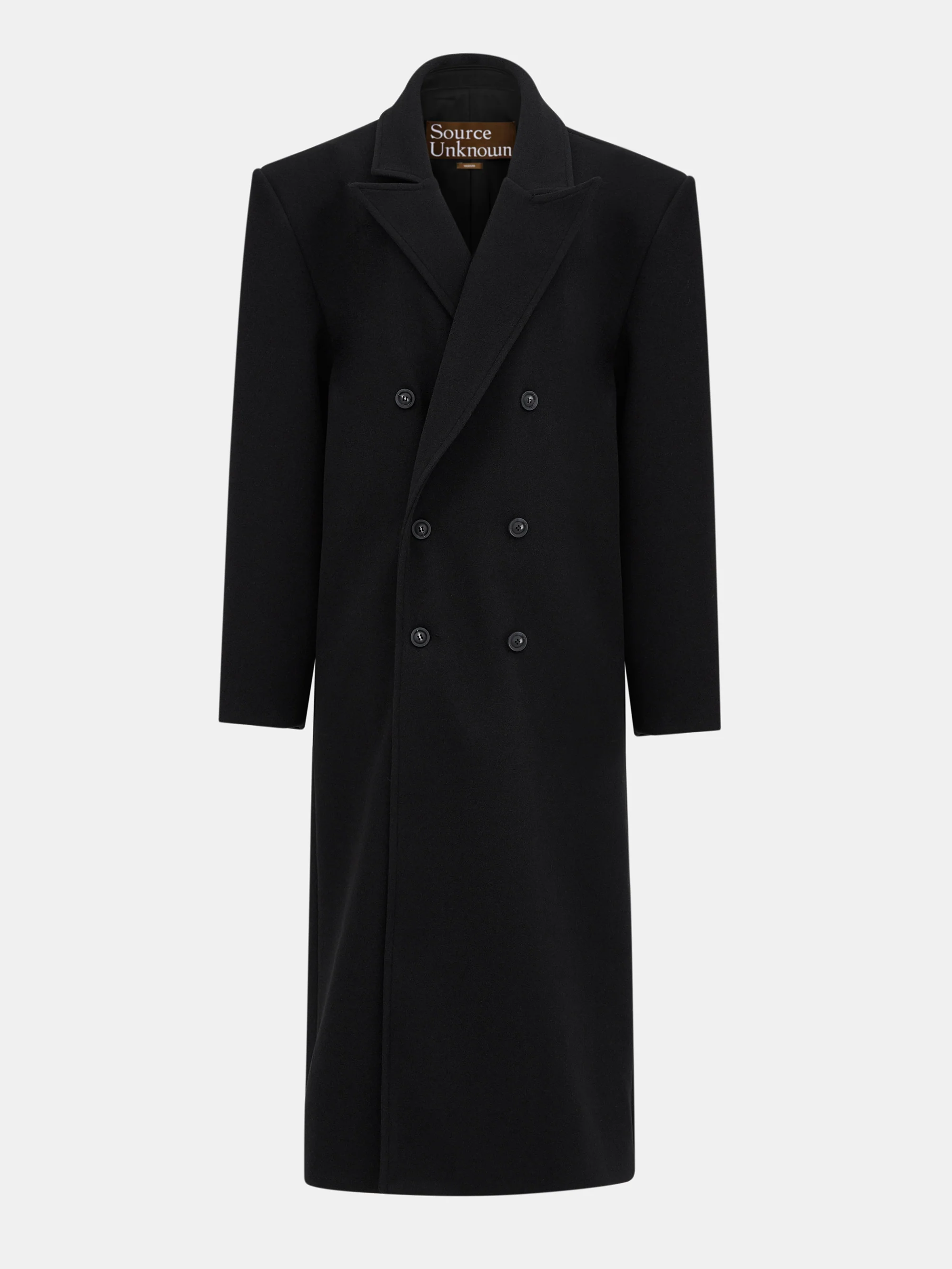 Wallis Oversized Grandpa Coat, Black - Image 8